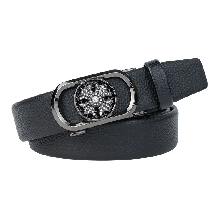 NINE NAIL Leather Belts Men-0