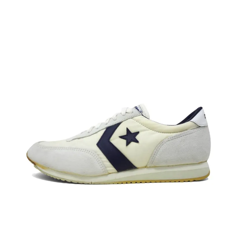 Converse Road Star 80s Slip Resistant Cushioning Low Top Running Shoes Unisex White-0