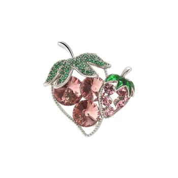 Marco Bizzarri Strawberry Brooch Women's