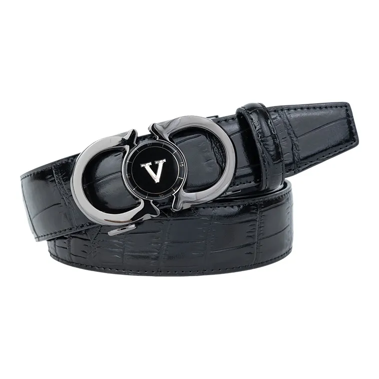 NINE NAIL Leather Belts Men-0