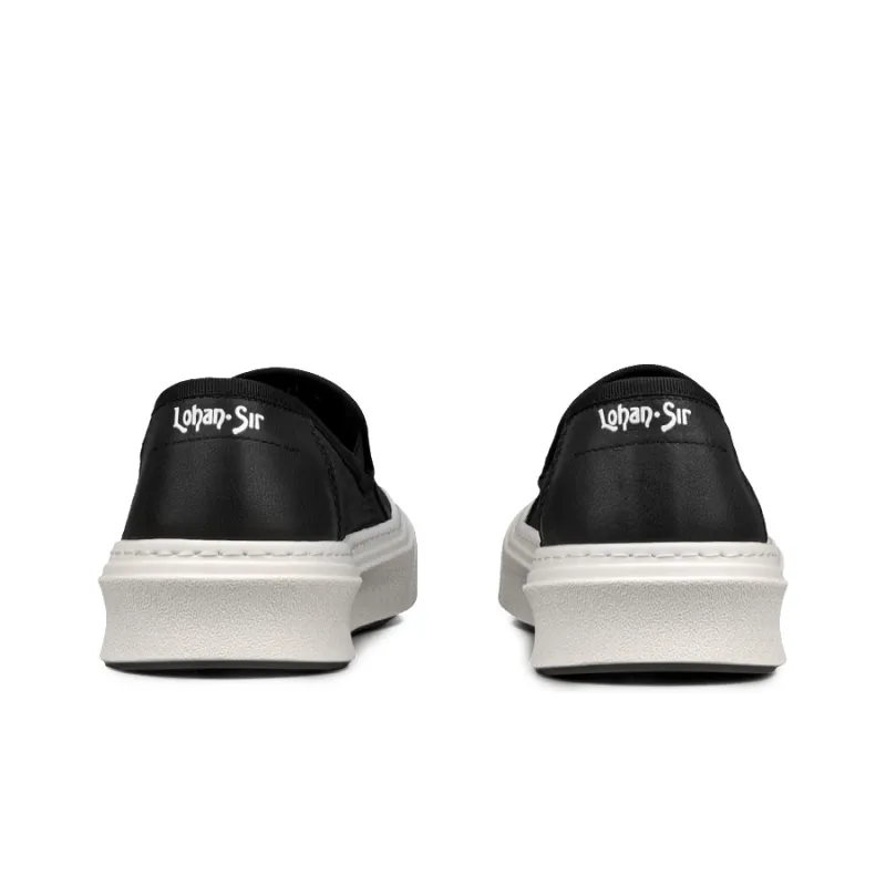 LOHAN·SIR Slip Resistant Breathable Lightweight Low Top Canvas Shoes Men's-5