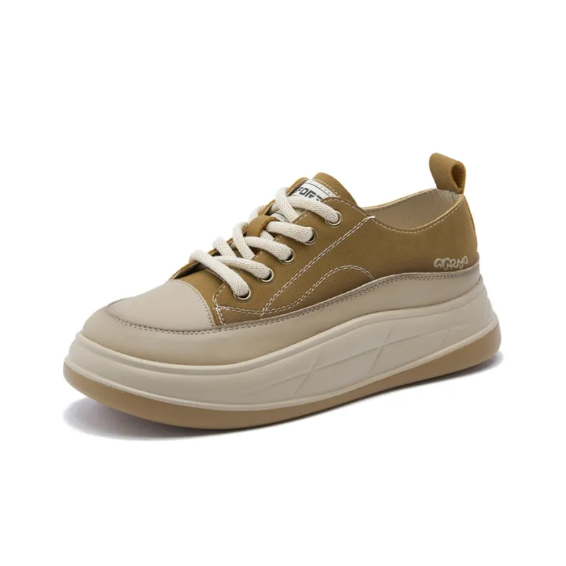 GIGIRYO Height Increasing Low Top Skateboard Shoes Women's-10
