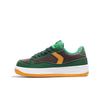 BXGY Slip Resistant, Lightweight, And Breathable Low Top Skateboard Shoes Unisex Brown Green