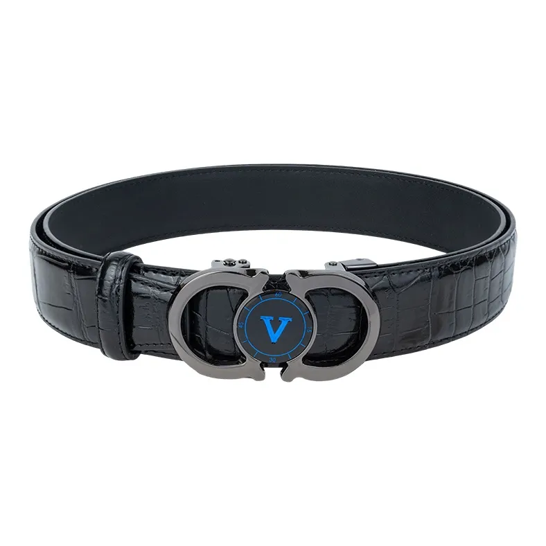 NINE NAIL Leather Belts Men-7