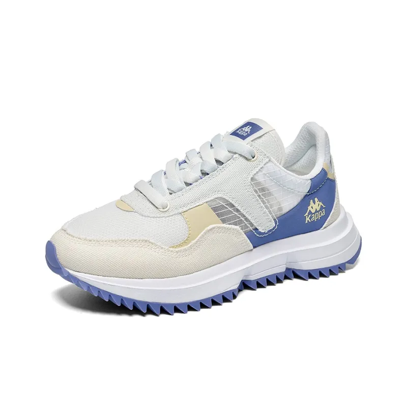 Kappa Slip Resistant Breathable Lightweight Low Top Casual Running Shoes Unisex White Purple-4
