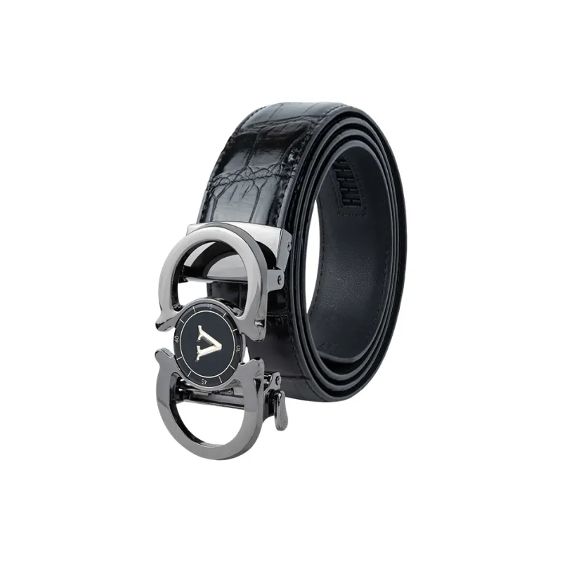 NINE NAIL Leather Belts Men-1
