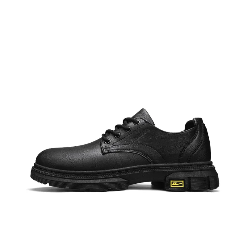 WARRIOR Dress Shoes Men Low Top Gray/Brown/Black-0
