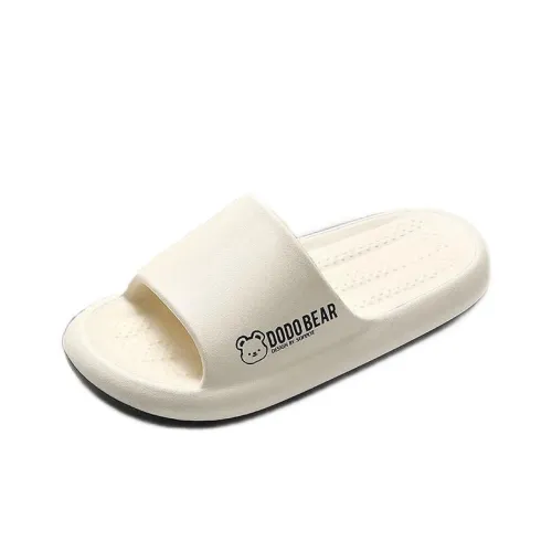 Qyckaby Slide Slippers Unisex White/Gray/Navy Blue/Black