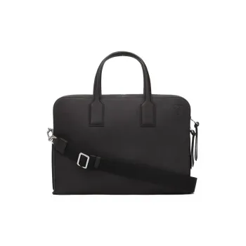 LOEWE Calfskin Briefcase, Handbag Regular Men's Black
