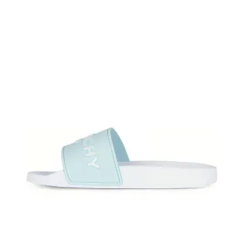 Givenchy Women's Logo Slide 'White Aqua Green'
