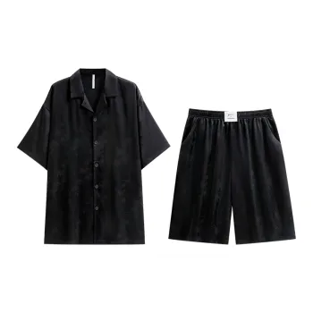 Yue Nei Pajama Set Men's Premium Black