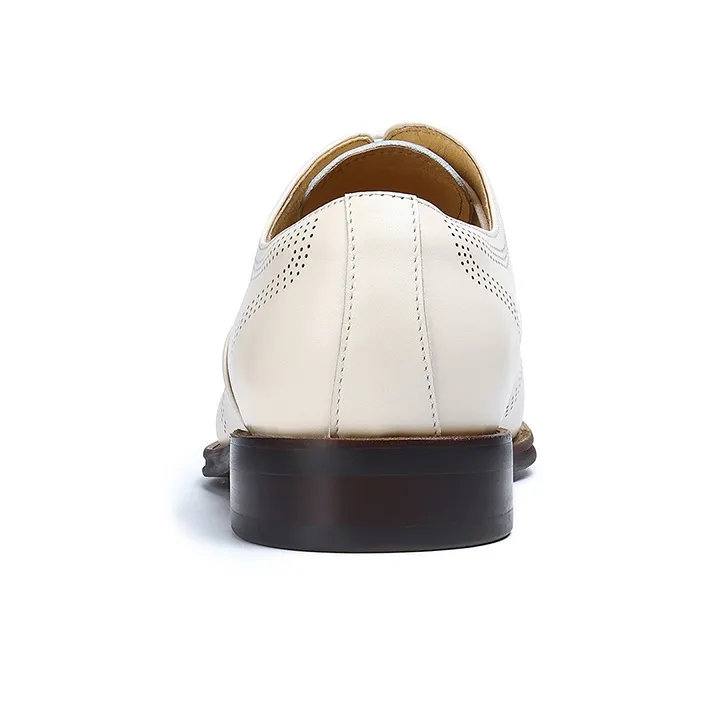 ASTON M.JAZZ Dress Shoes Men Low Top White/Ecru-11