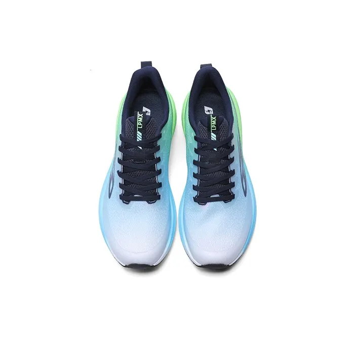 LPMX Wings 2.0 Rebound Breathable Slip Resistant Low Top Running Shoes Men's Blue Green-3