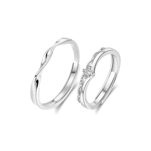 TRUE ME Rings Unisex Mobius Couple Rings