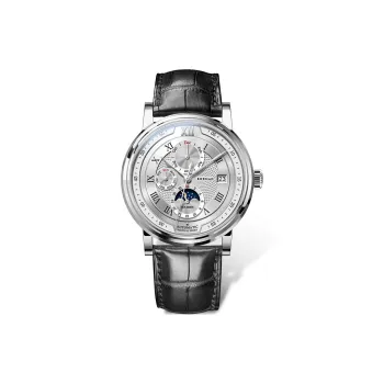 BORMAN Automatic Mechanical Movement Genuine Leather Strap Watch Men's Watches White Dial