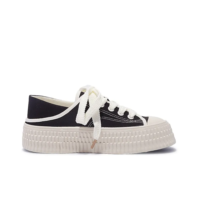 Shen Linsen Abrasion Resistant Low Top Skateboard Shoes Women's Beige-9