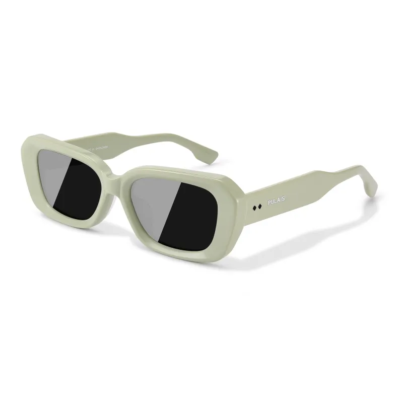 PULAIS Plate Frame Irregular Shape Sunglasses Unisex-8