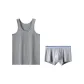 Gray Top+Light Gray Shorts
