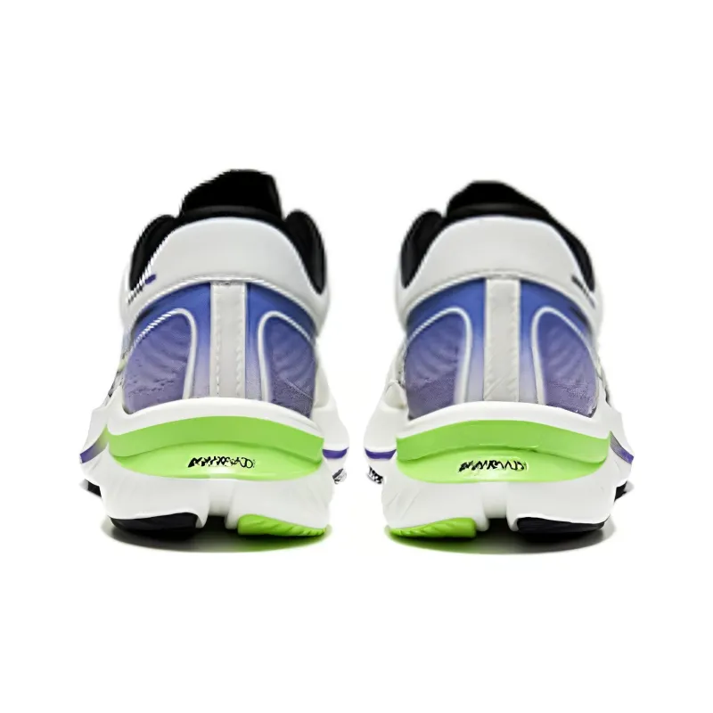 Saucony Slay Cushioned Wear Resistant Breathable Low Top Marathon Running Shoes Unisex White Purple-2
