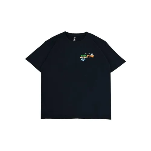 Converse SUMMER FISHING T-Shirts Unisex Black