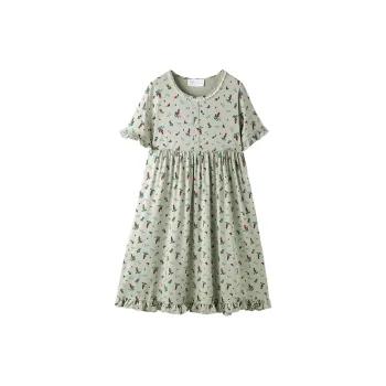 Meonsill Nightgown Women's Grass Green