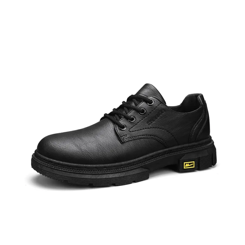 WARRIOR Dress Shoes Men Low Top Gray/Brown/Black-1
