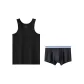 Black Top+Black Shorts