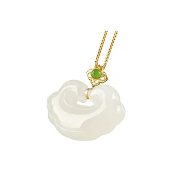 Cuizu Necklaces White Jade/Pale Greenish White Jade Women's