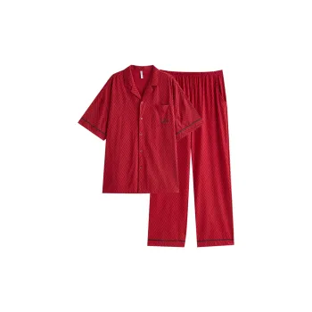 Same Language Pajama Set Men's Red