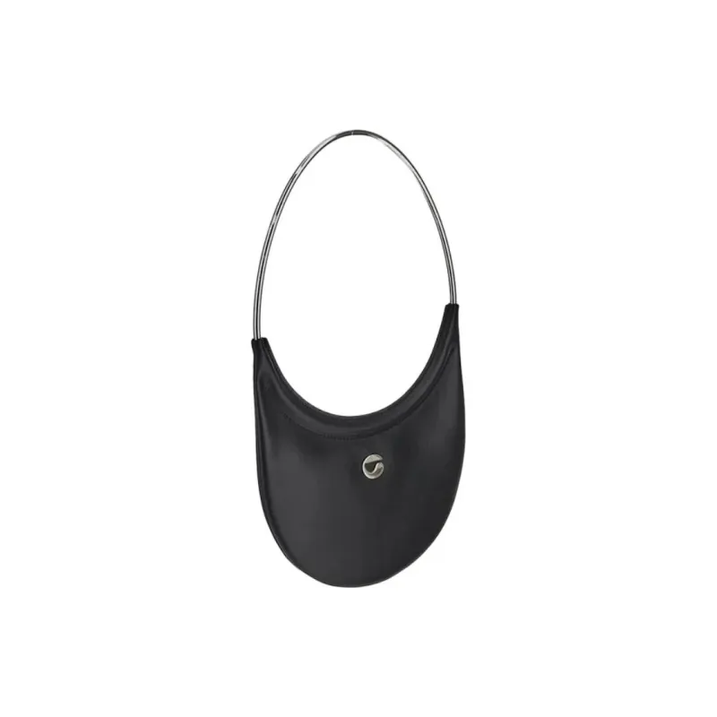 COPERNI Cow Leather Handbag, Shoulder Bag Women's Black-4