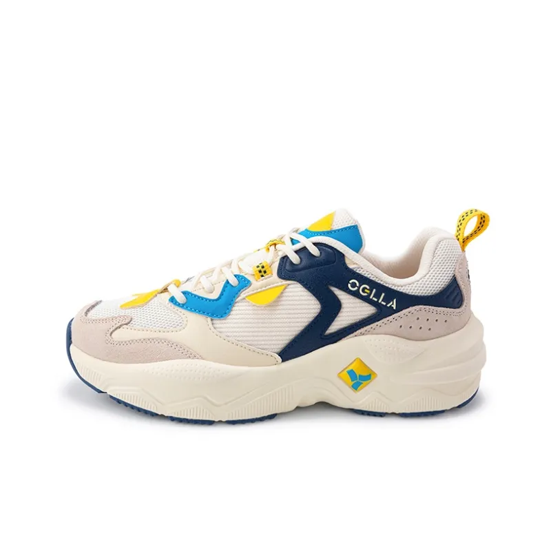 Angela Cushioning Anti-Slip And Wear-Resistant Low-Top Chunky Sneakers Men's-0