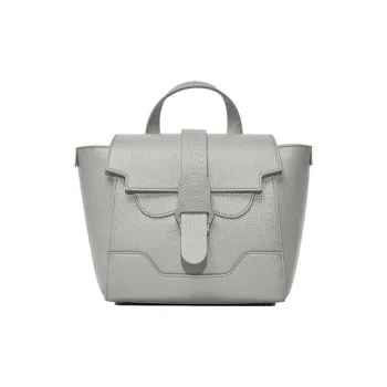 SENREVE Cow Leather Backpack Handbag Small Size Unisex Dove Gray