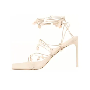 CULT GAIA Strap Sandals 10.7cm Women's White