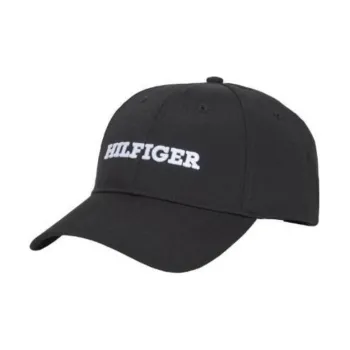 Tommy Hilfiger Polyester Baseball Caps Men's Black