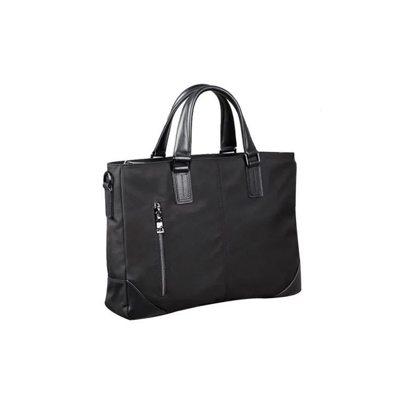 PULUWIRR Oxford Advanced Sensual Versatile Minimalist Style Convenient Medium Firmness Men's Bag Regular Unisex Black-4