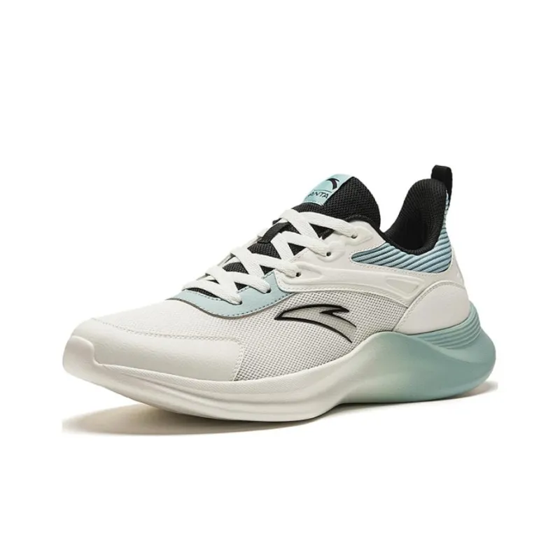Anta Running Collection Cushioning, Slip Resistant, Abrasion Resistant, Balance Low Top Running Shoes Men's White Blue-1