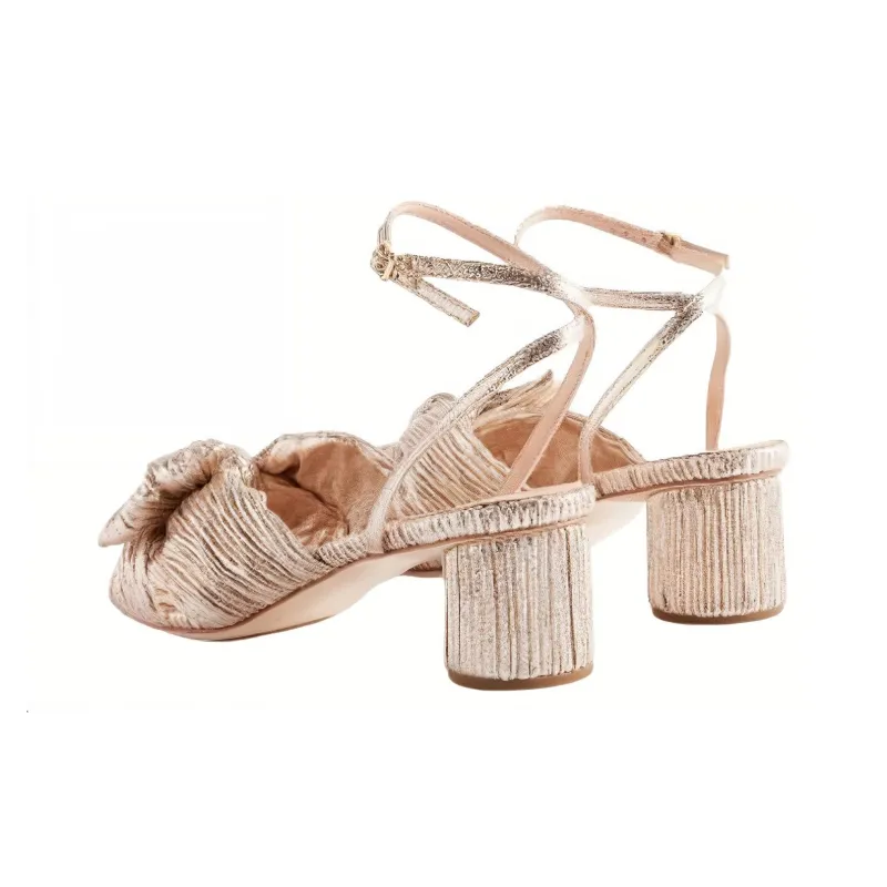 Loeffler Randall Strap Sandals Women's Gold-2
