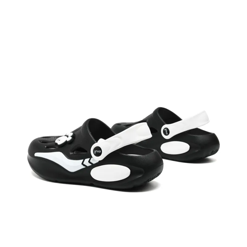 EXULL Q Clogs Women's Black White-1