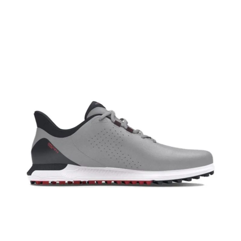 Under Armour Drive Fade Shock Absorbers With Slip Resistant Features Low Top Golf Shoes Men's Gray Black-1