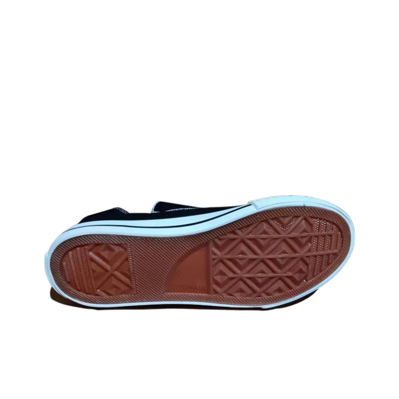 QITUMAUL High Top Canvas Shoes Women's Black-5