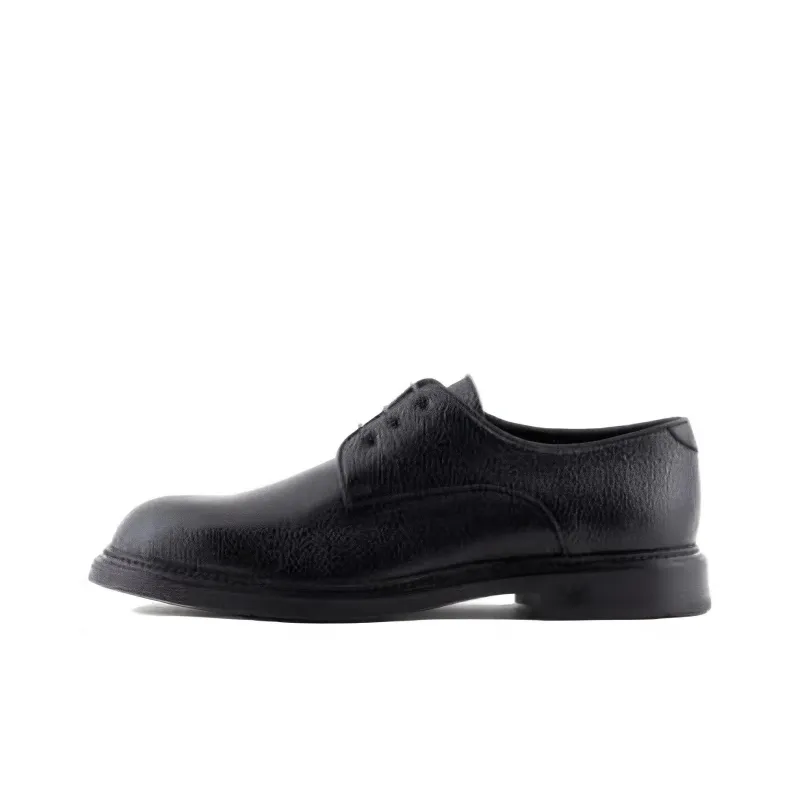 EMPORIO ARMANI Lace-up Leather Derby Shoes-0