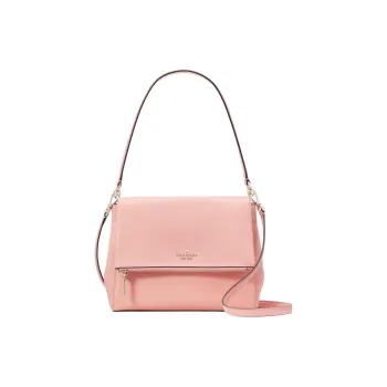 Kate Spade Leila Pebbled Leather Portable Crossbody Bag Shoulder Bag Women's Peach Rose