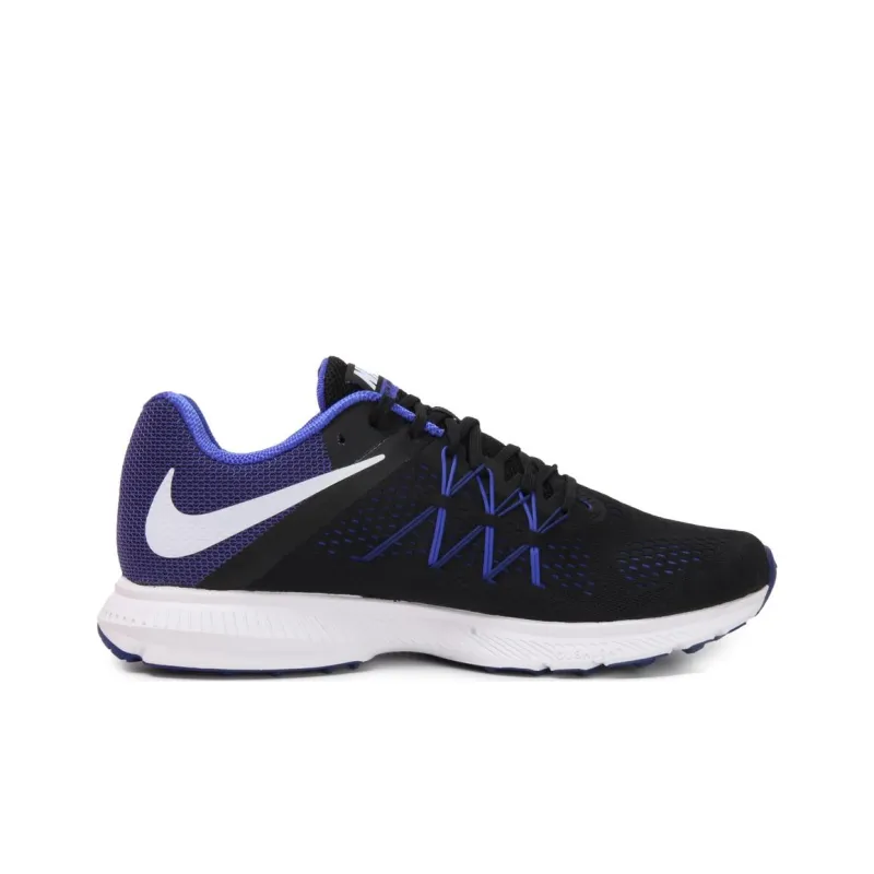 Nike Cushioning Wear-Resistant Low-Top Running Shoes Men's White Purple-1