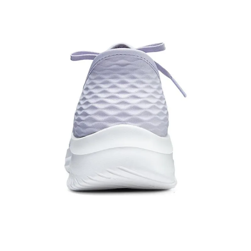 Skechers Breathable Low Top Casual Shoes Women's Purple-5