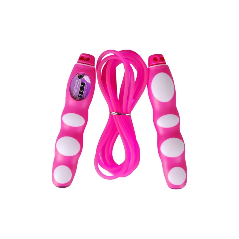 KASUP Sports & Fitness Mechanical Counting Jump Ropes Students Handle Material Plastic, Rope Material Rubber 2.75m-0