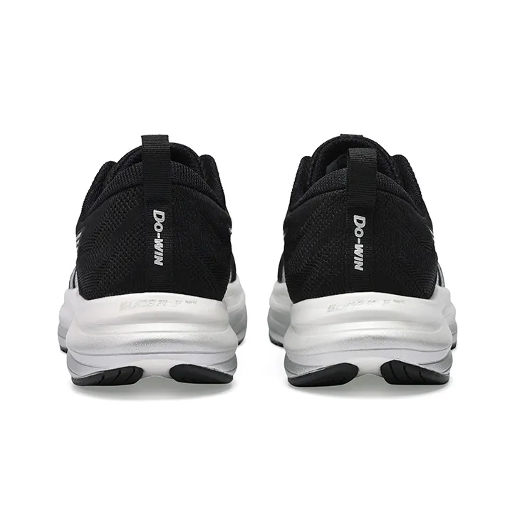 DO WIN Critical 2nd Generation Cushioning Anti Slip And Wear Resistant Low Top Running Shoes Unisex Black/Silver-3