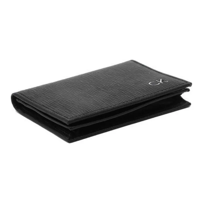 CALVIN KLEIN Leather Wallet Men's Black-5