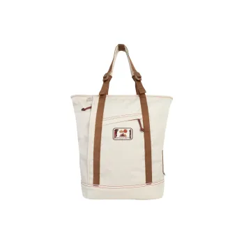 Doughnut Recycled Polyester Handbag Backpack Unisex Stone Color