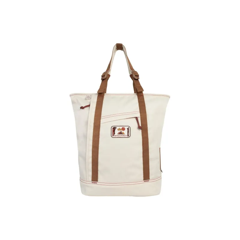 Doughnut Recycled Polyester Handbag Backpack Unisex Stone Color-0