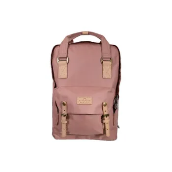 Doughnut Polyester Backpack Large Size Unisex Chestnut